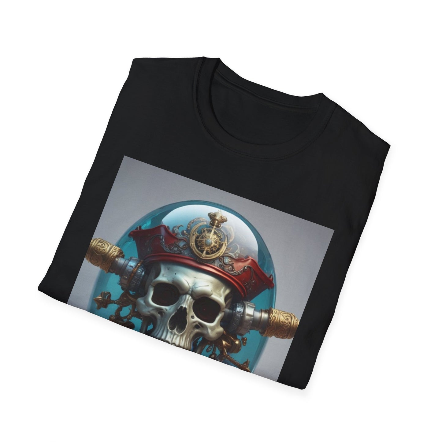 Unisex Softstyle T-Shirt pirates art   lake erie pirstes