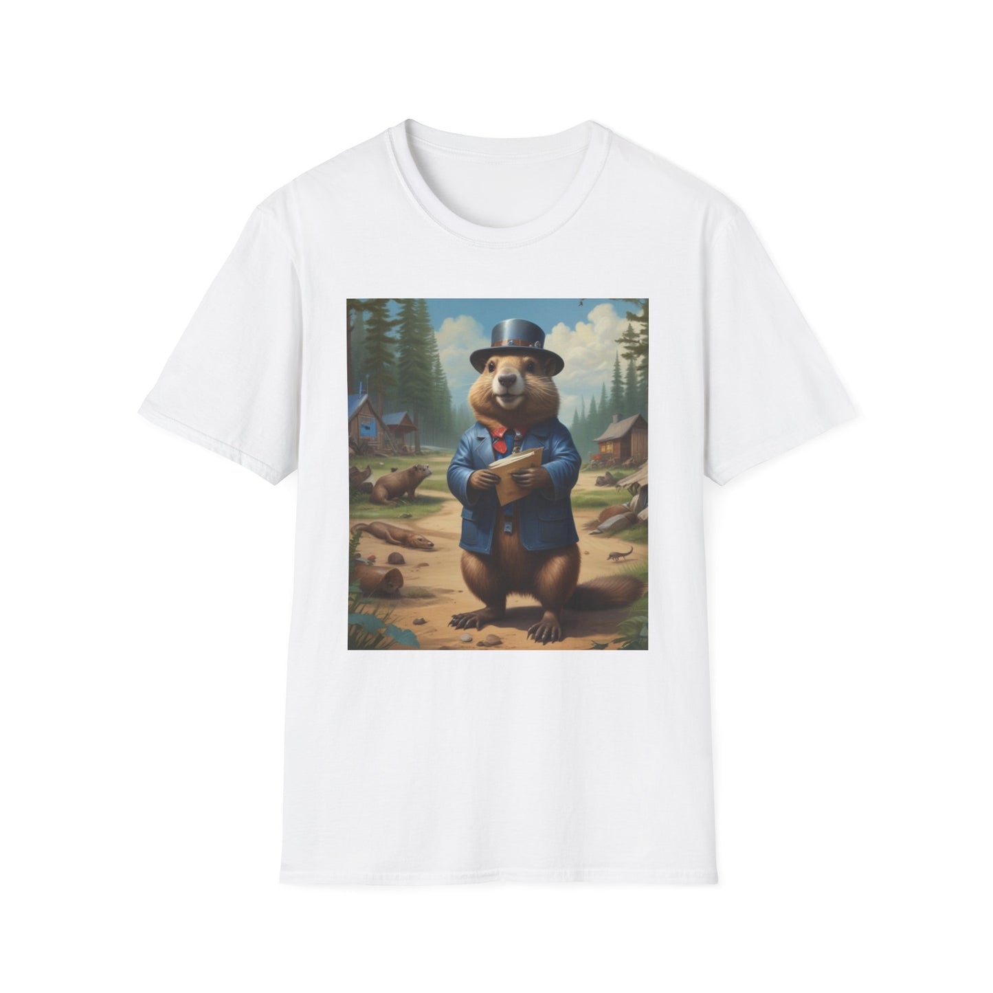 Unisex Softstyle T-Shirt prairie  robinson canadian  fun