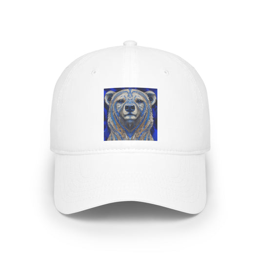 Low Profile Baseball Cap polar art north of  hudson bay canadian artic