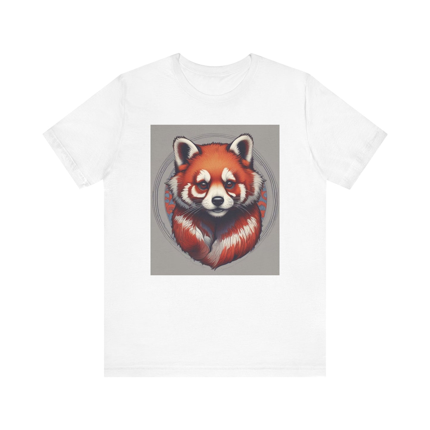 Unisex Jersey Short Sleeve Tee red panda good luck charm