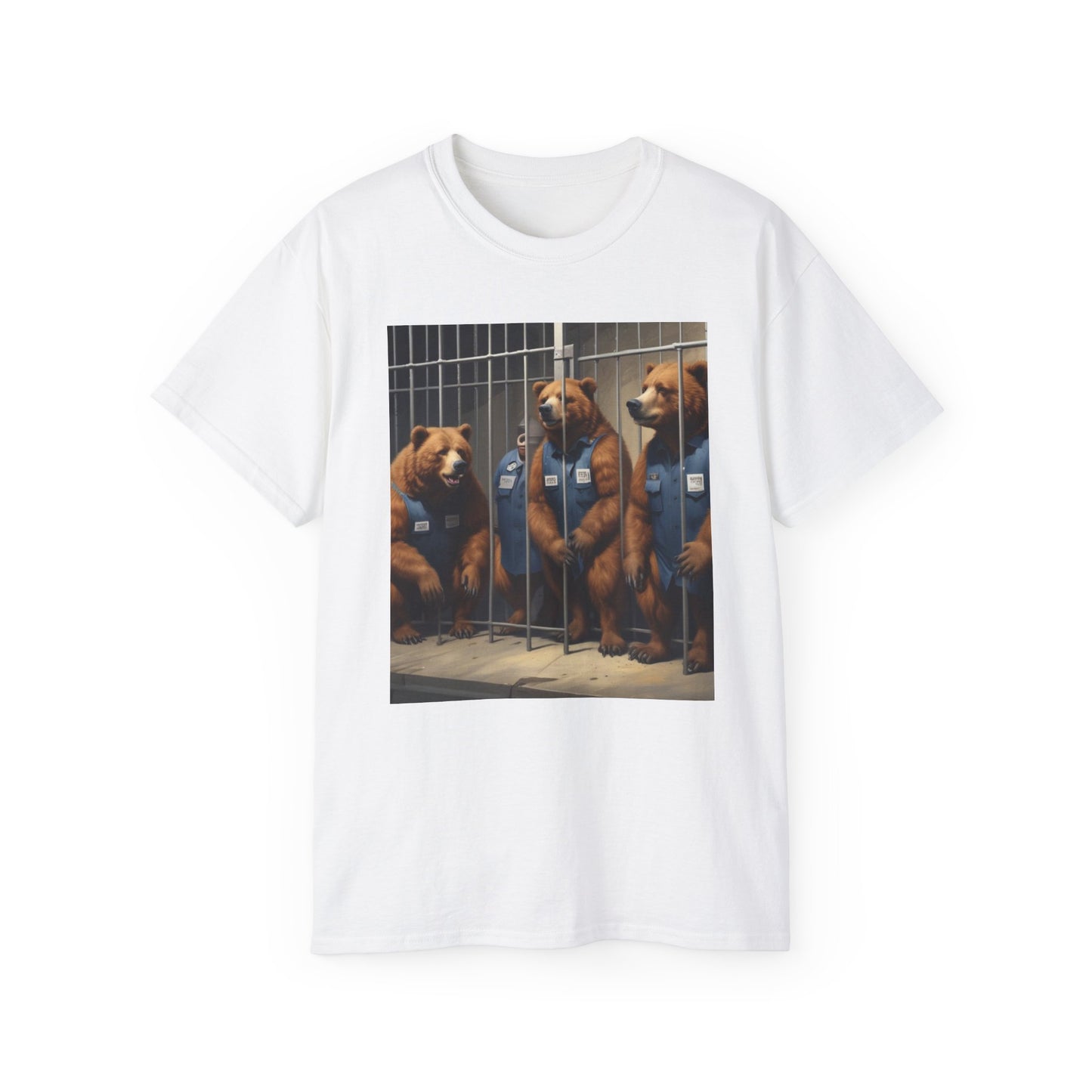 Unisex Ultra Cotton Tee jail bears  canadian  bears