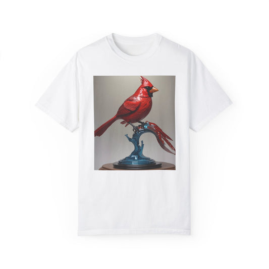 Unisex Garment-Dyed T-shirt cardinal  art Happy Day