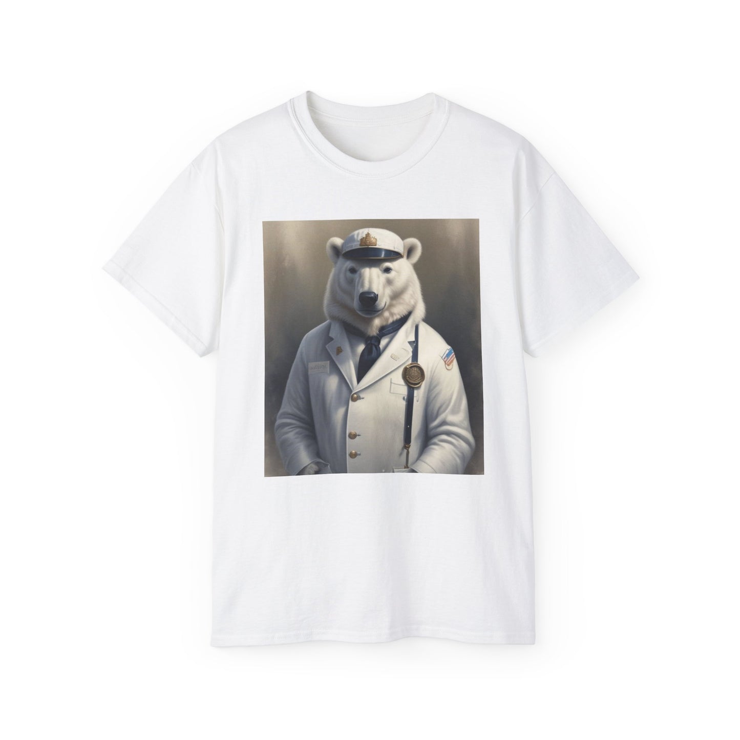 Unisex Ultra Cotton Tee polar bear king Mr c River's canadian