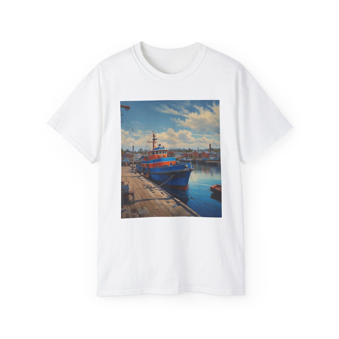 Unisex Ultra Cotton Tee tug boat harbor canadian