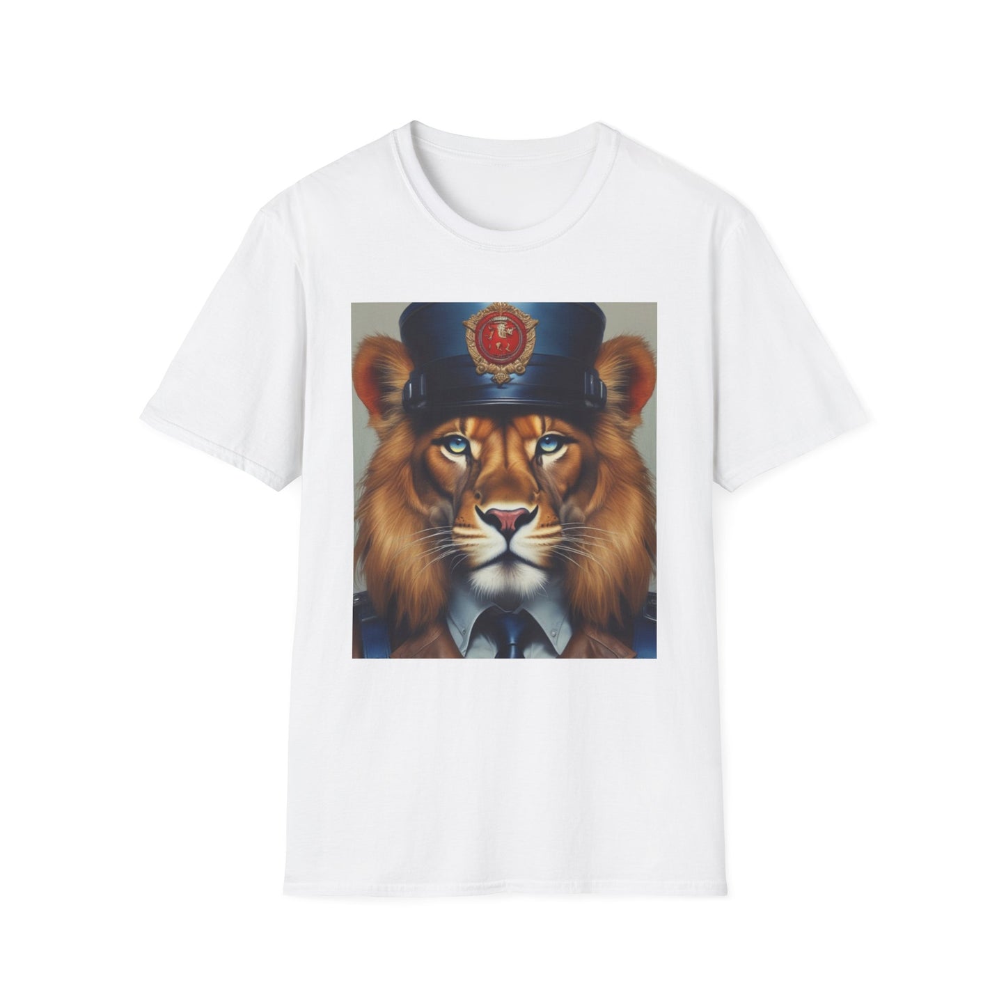 Unisex Softstyle T-Shirt lion jack postage canadian artic dept