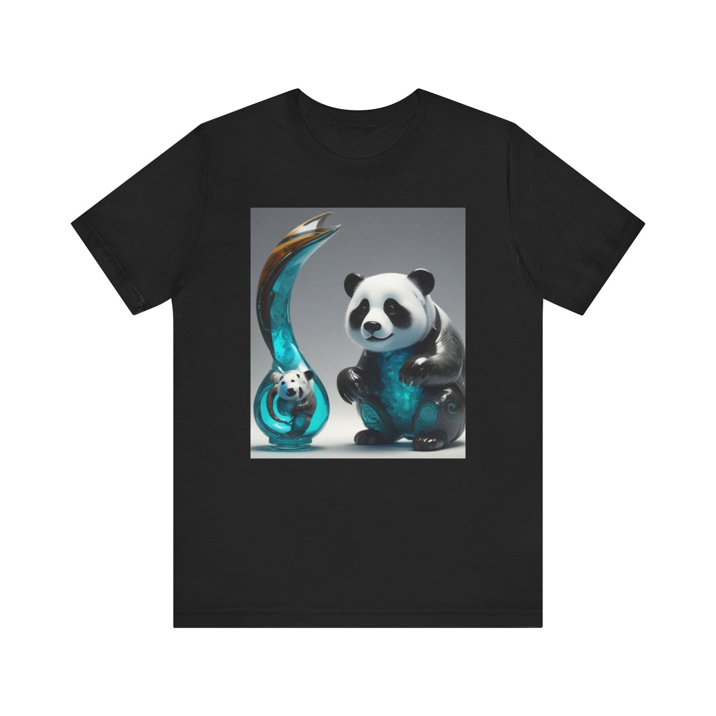 Unisex Jersey Short Sleeve Tee Panda    art