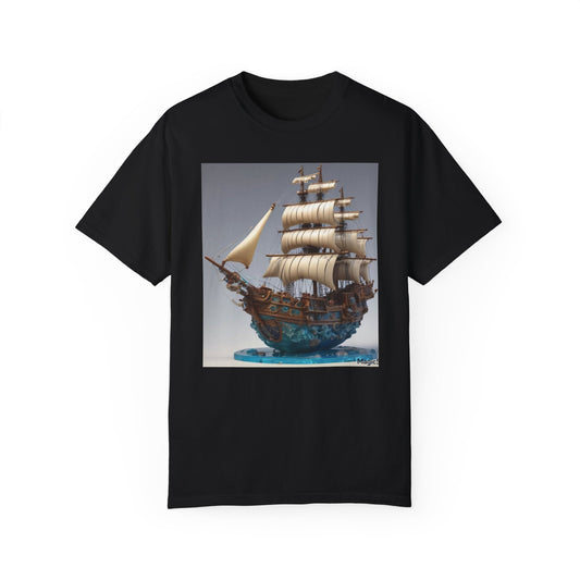 Unisex Garment-Dyed T-shirt pirates  art canadian pirates arrr