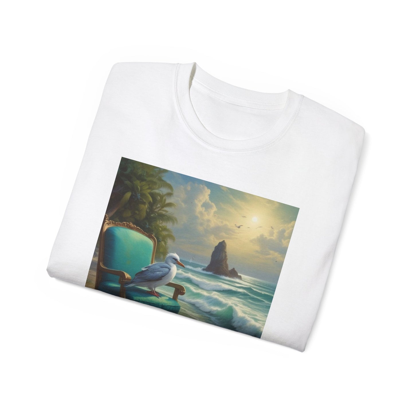 Unisex Ultra Cotton Tee Sea birds   sea  canadian