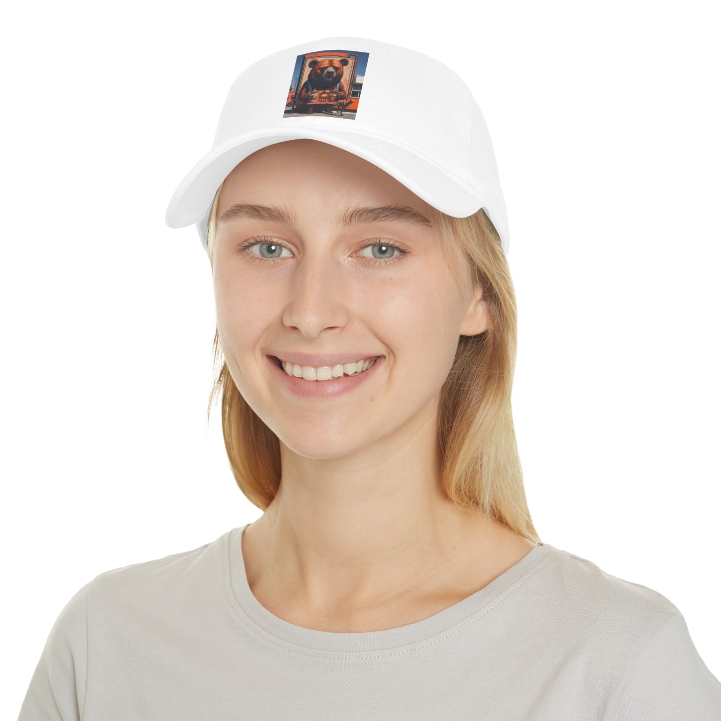 Low Profile Baseball Cap pirate art twiddle dee canadian