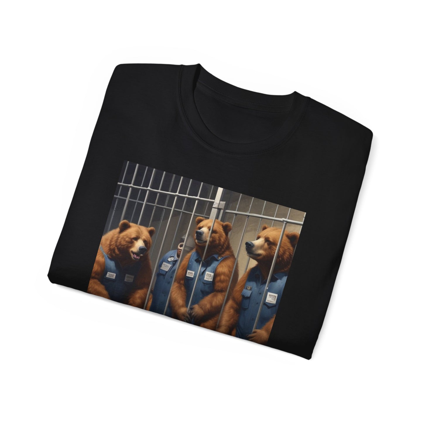 Unisex Ultra Cotton Tee jail bears  canadian  bears