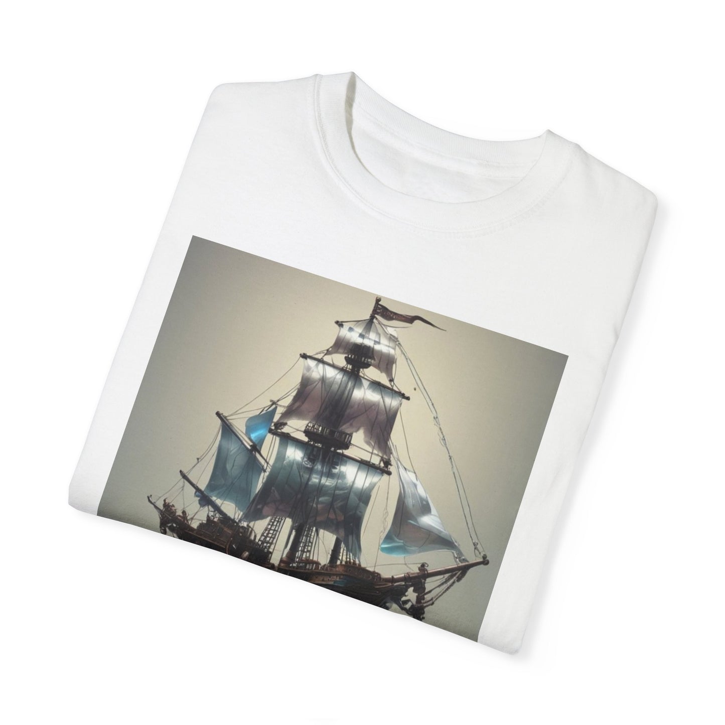 Unisex Garment-Dyed T-shirt pirates art glass pirates  canadian