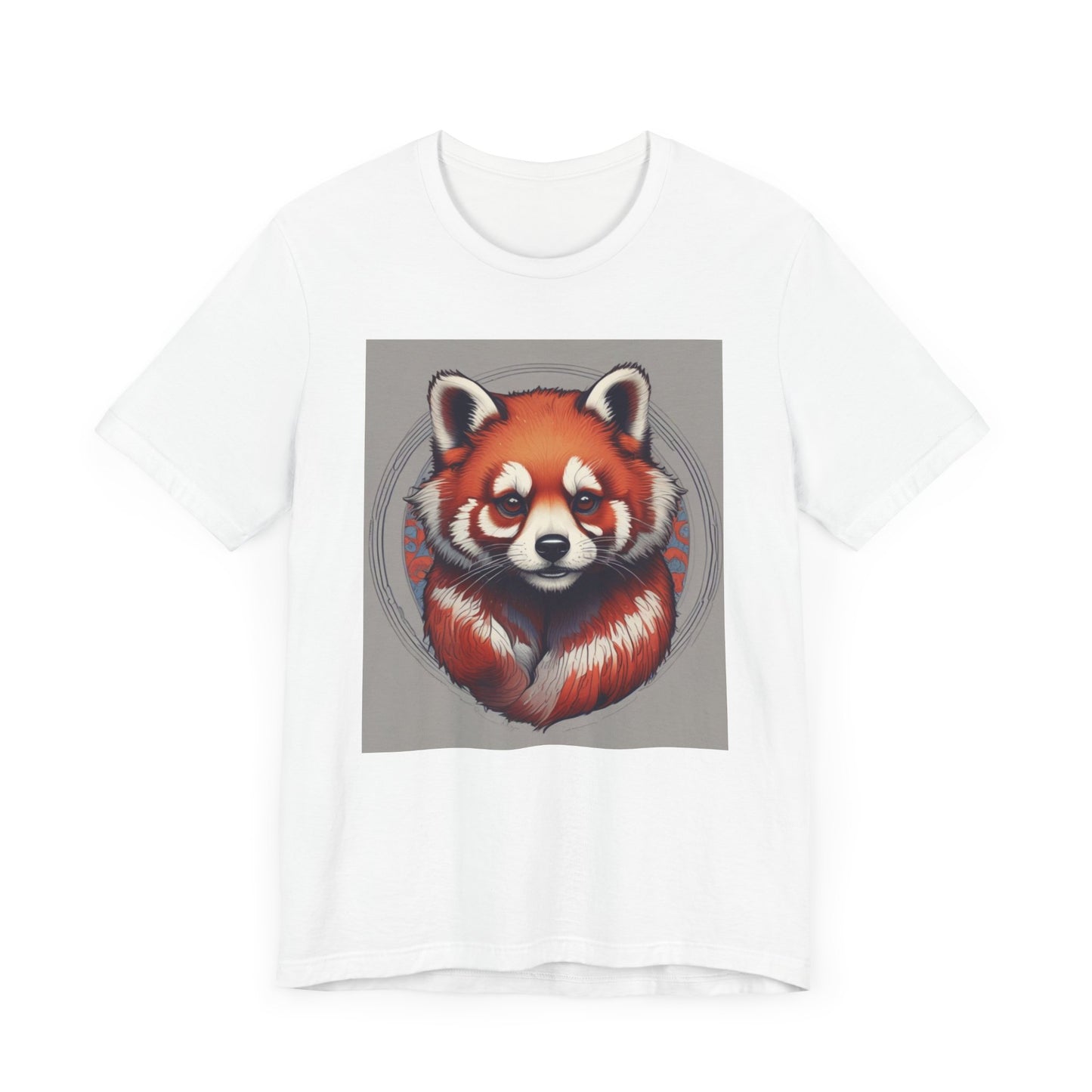 Unisex Jersey Short Sleeve Tee red panda good luck charm