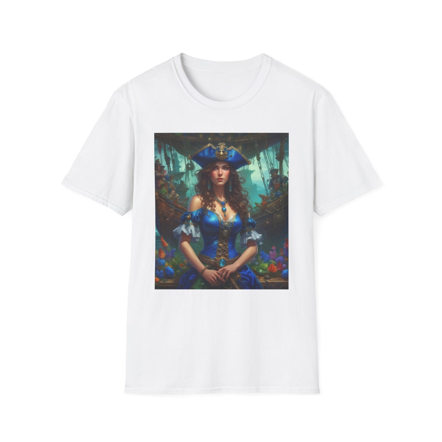 Unisex Softstyle T-Shirt pirate art yukon klondyke canadian Susannah  klondyke