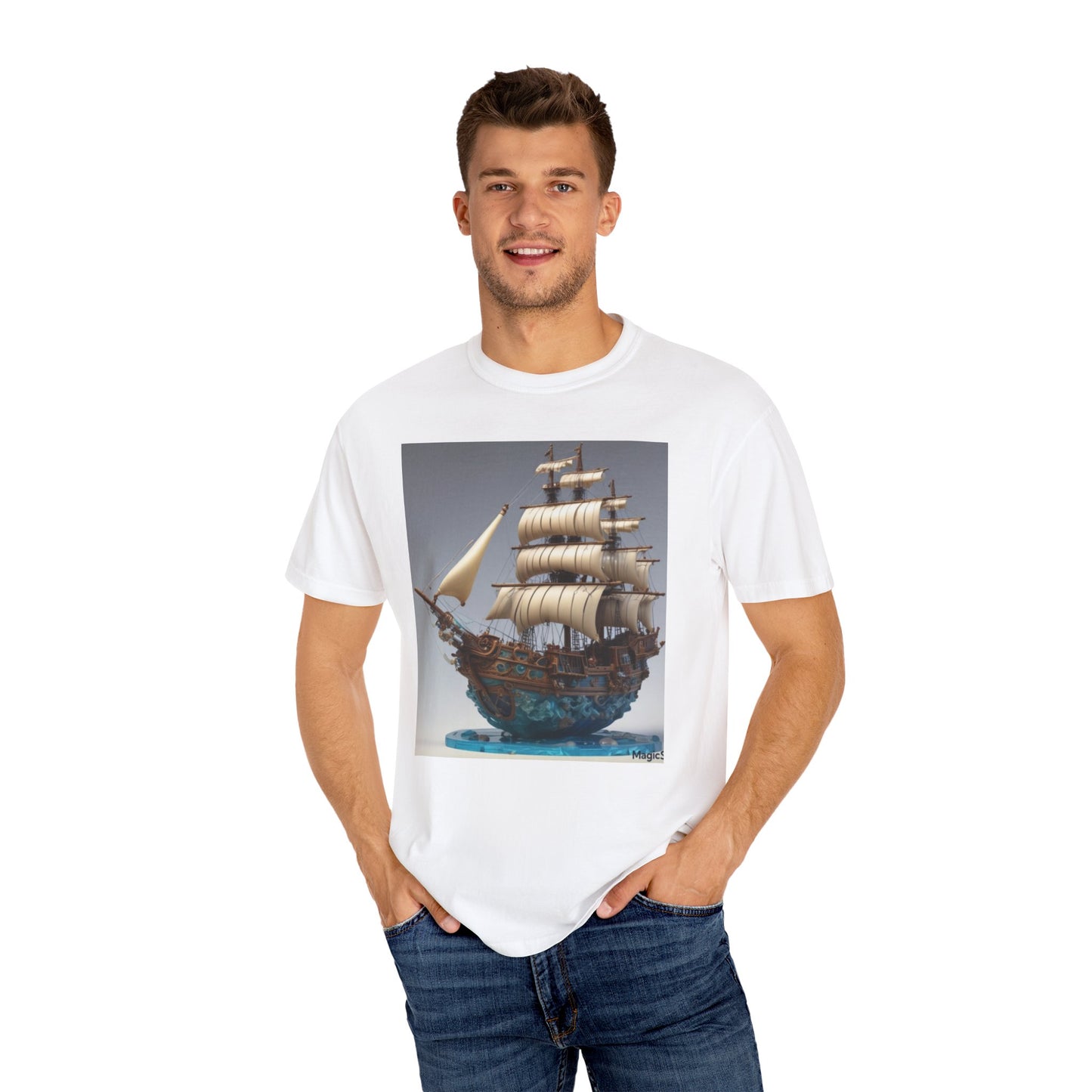 Unisex Garment-Dyed T-shirt pirates  art canadian pirates arrr