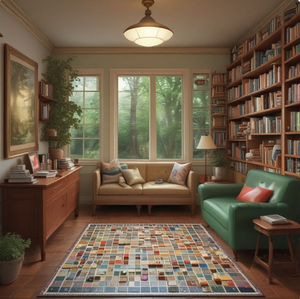 Scrabble house  scrabble home decor